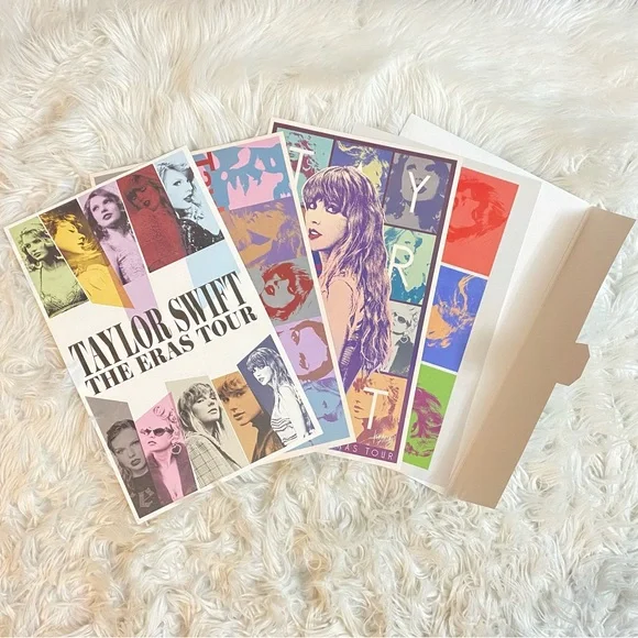 Taylor Swift Set of 4 Posters from The Eras Tour VIP Box (International) - Picture 2 of 6